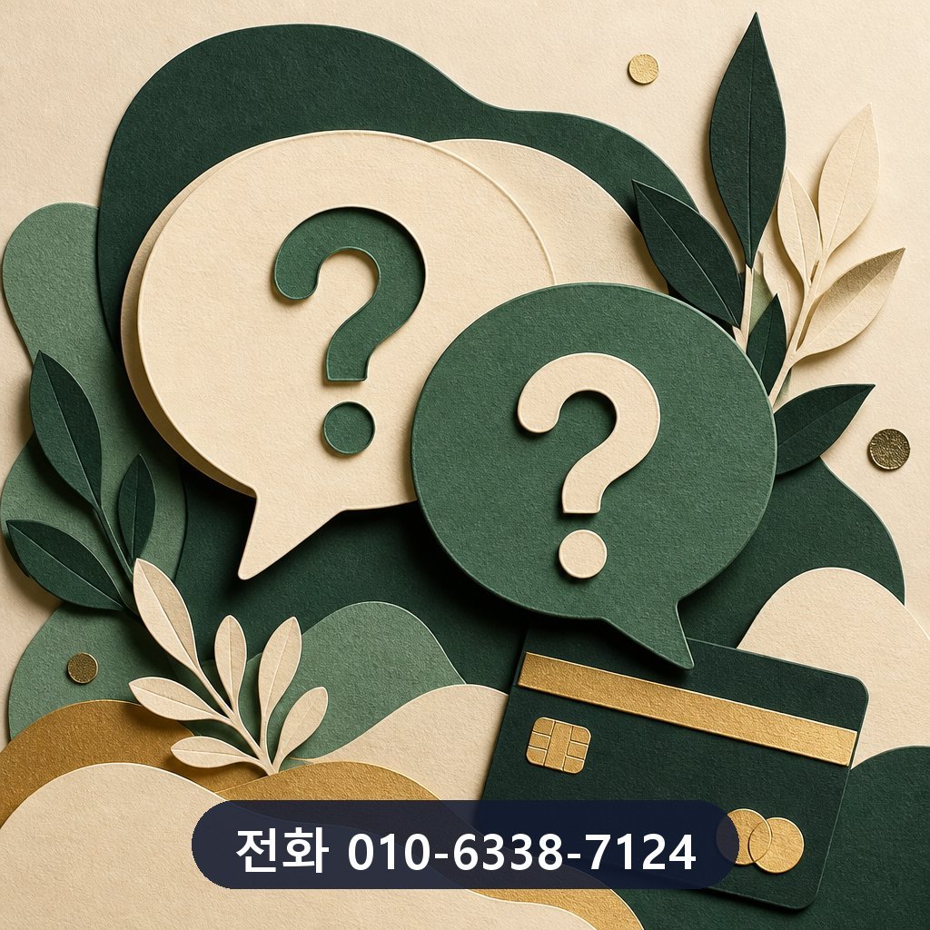 신용카드 현금화 업체 자주 묻는 질문 이미지